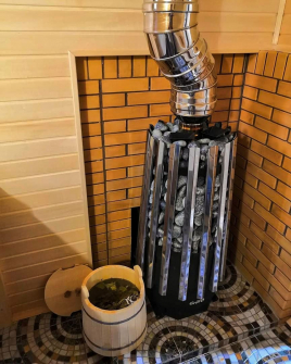 Дровяная банная печь GrillD Cometa Vega 240 Short Pro