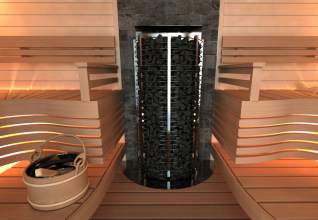 Печь для сауны Sawo Tower TH6-90NS-WL-P пристенная, 9 кВт