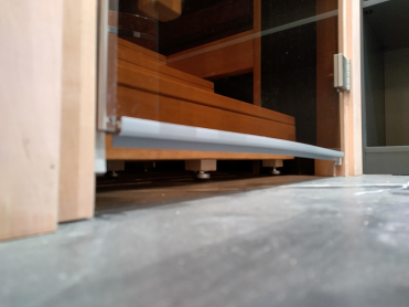 Стеклянные двери DoorWood Престиж, стекло матовое бронза, коробка ольха